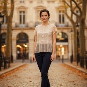 Free People Lace Top